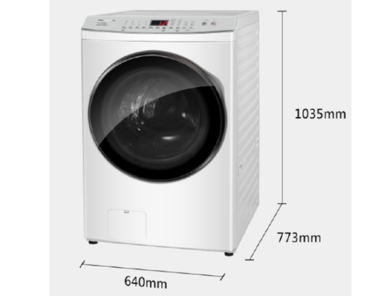 Panasonic國際洗衣 15kg 乾衣 10kg 高效抗菌系列 滾筒洗衣機 NA-V150MSH 冰鑽白