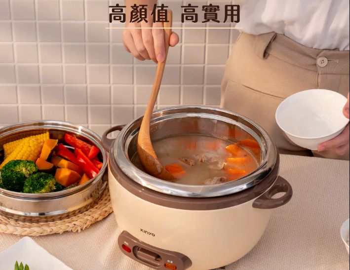 【KINYO】大栗子不鏽鋼電鍋 2.5L (SEP-07)