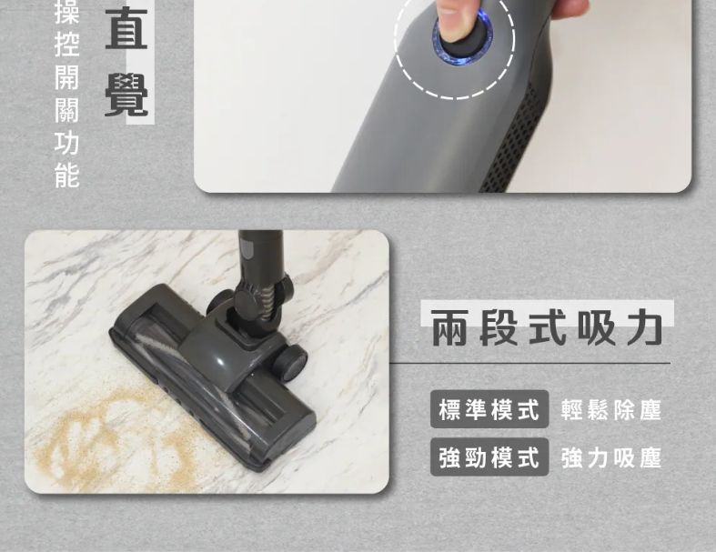 【KINYO】PureVac極勁吸．多功能無線無刷吸塵器 (KVC-036)
