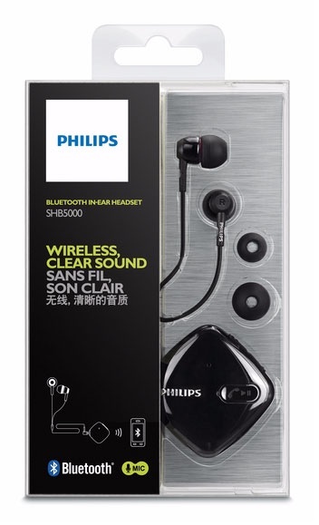 PHILIPS飛利浦二代立體聲藍牙耳機SHB5100BK