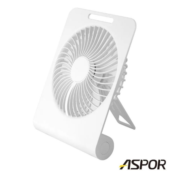 【ASPOR】極簡薄型桌面風扇 AR-13 小巧便攜 立扇 嬰兒風扇 推車風扇立掛兩用 廣角送風 小風扇 桌用風扇