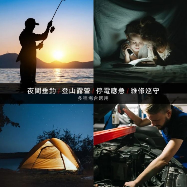 【KINYO】USB充電式輕量鋁合金頭燈 (LED-719)