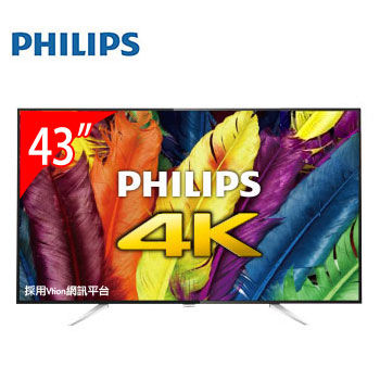 PHILIPS 43型 4K LED 智慧聯網液晶電視(43PUH6601)