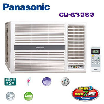Panasonic 3.6KW窗型定頻冷專 CW-G32S2(右吹)