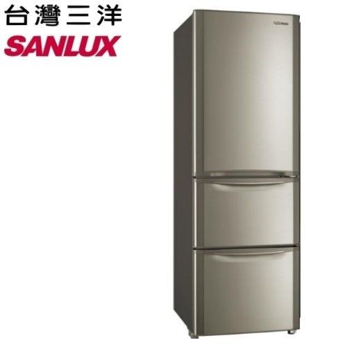 SANLUX台灣三洋  380公升 三門直流變頻冰箱 (SR-B380CVF) 1