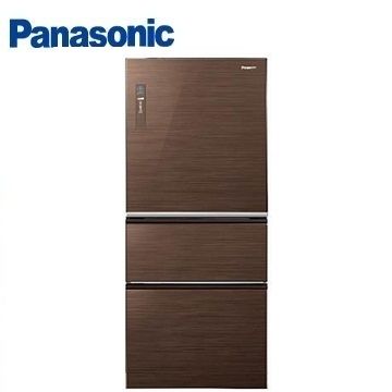 Panasonic 610公升 三門玻璃變頻冰箱(NR-C618NHG)翡翠棕/翡翠金