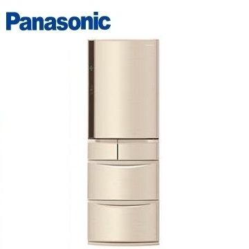 Panasonic 430公升旗艦ECONAVI五門變頻冰箱(NR-E430VT)香檳金