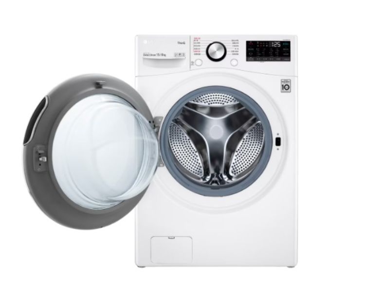 LG  15公斤滾筒洗衣機｜冰瓷白｜蒸洗脫烘 (洗15+烘8公斤) WD-S15TBD 2