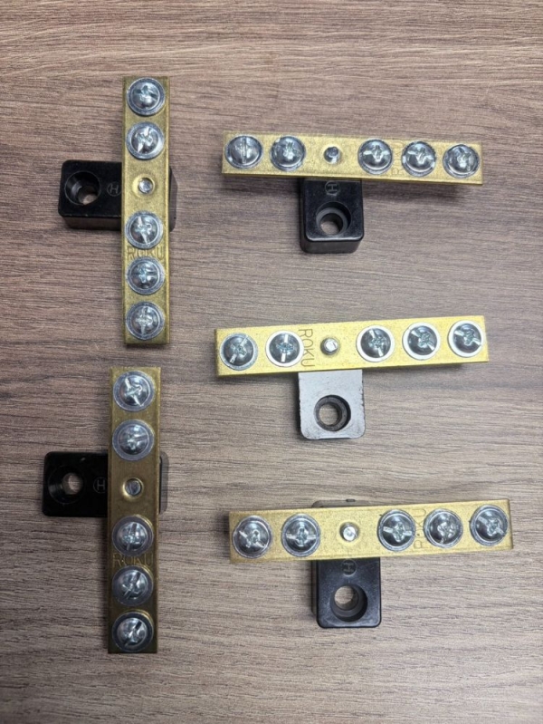 接地銅端子板 接地銅排  5P