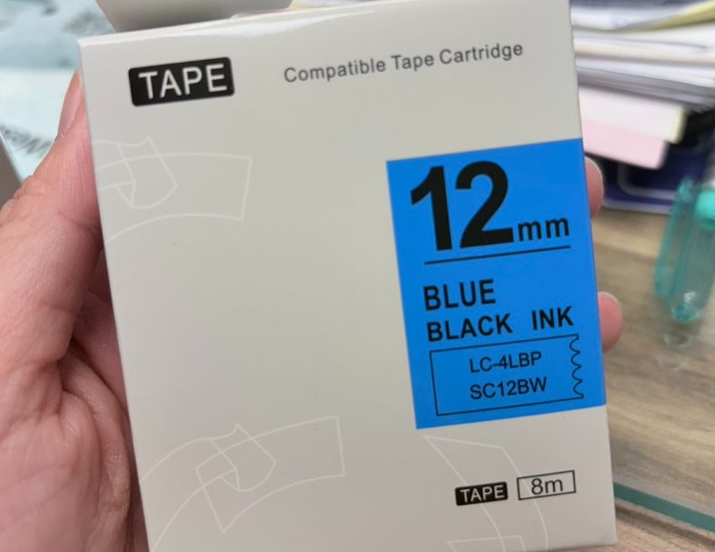 Epson相容標籤帶 12mm *8MM 副廠標籤帶/標籤帶色帶/標籤帶貼紙