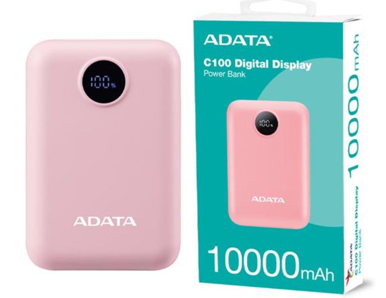 威剛 C100 Digital 10000mAh PDQC 20W高效快充行動電源