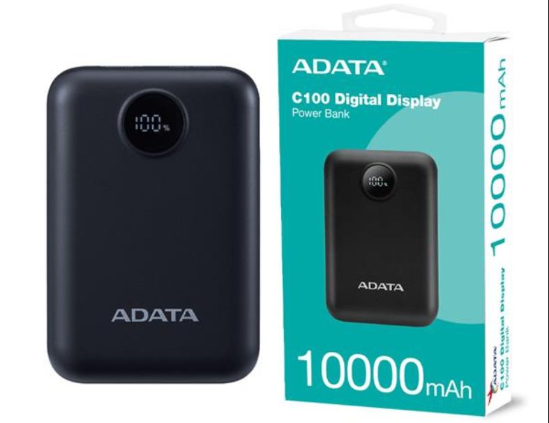 威剛 C100 Digital 10000mAh PDQC 20W高效快充行動電源