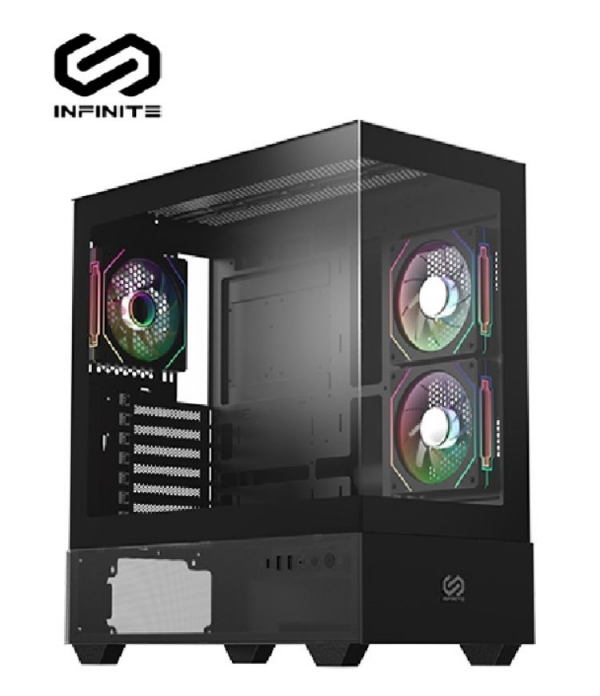 MAVOLY     INFINITE  機箱 AURA X01   ( WHITE/BLACK)