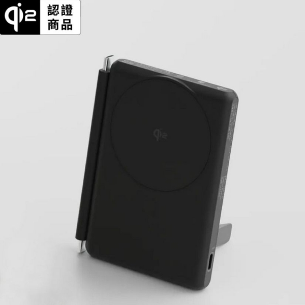 Allite 全能充輕薄磁吸5000mAh Qi2 / WP1 / 奶茶米 沉穩黑