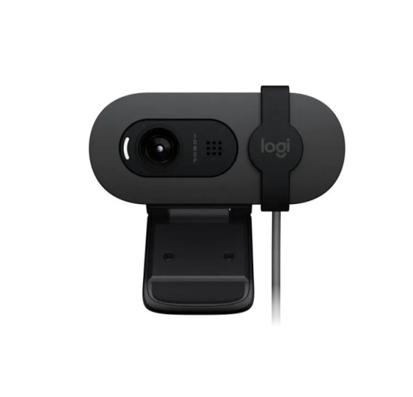 羅技商用 VC Brio 105 商務網路攝影機-石墨灰