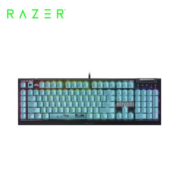 雷蛇Razer BlackWidow黑寡婦V4X【綠軸】蜘幻彩版有線機械式RGB鍵盤