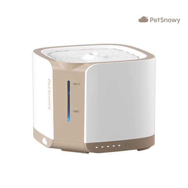 SNOW 寵物智能飲水機 咖白 / 奶白 -極光藍 